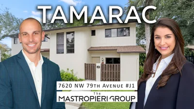 Bonaire Village at Woodmont Tamarac Property Tour | 7620 NW 79th Ave J1